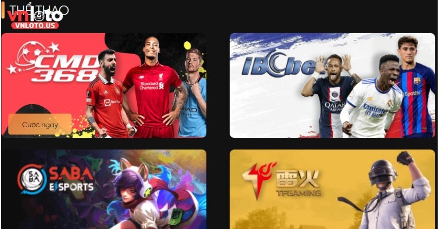 Sbobet, CMD368 hay SABA Esports đều là những sự lựa chọn hoàn hảo