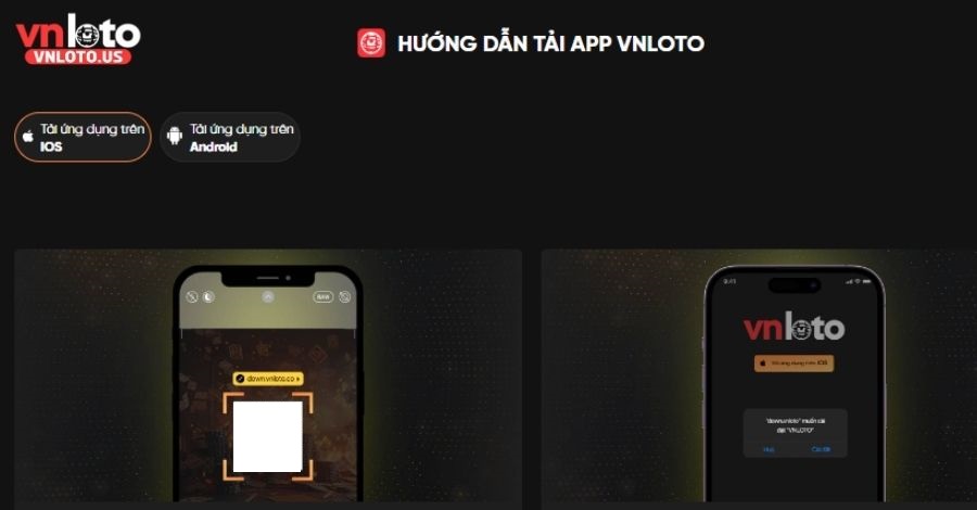 Hướng dẫn tải app Vnloto cho các hệ điều hành điện thoại